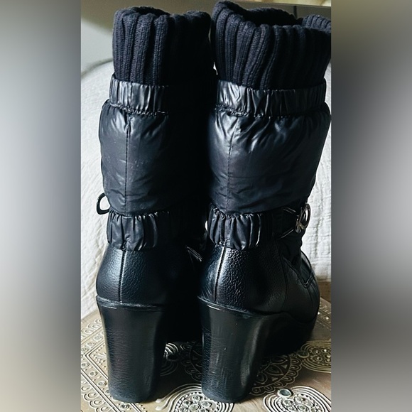 Report Black Quilted Winter Boots - Picture 4 of 4